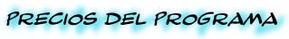 Precios del Programa